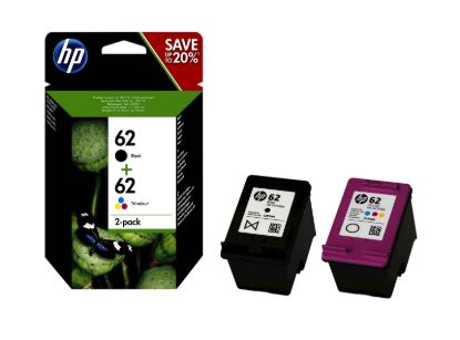 Slika KOMPLET ČRNIL HP 62 ČRNA IN BARVNA ZA OFFICEJET 250