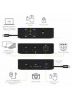 Slika Docking Station PORT Type C, potovalni, 2x4K