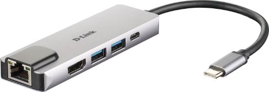 Slika D-link 5-v-1 razdelilnik z HDMI / Ethernet in napajanjem