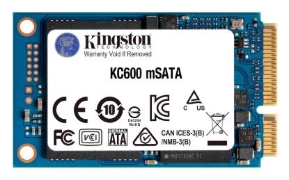 Slika SSD Kingston mSATA 256GB KC600, SATA 3.0, 550/500 MB/s, 3D TLC NAND