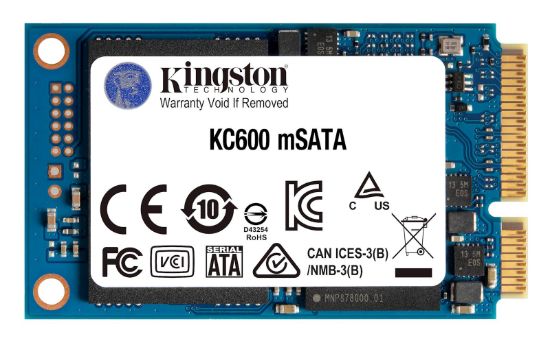 Slika SSD Kingston mSATA 1024GB KC600, SATA 3.0, 550/520 MB/s, 3D TLC NAND