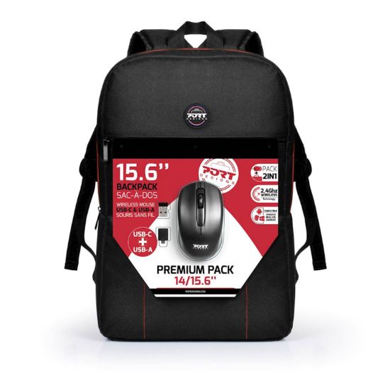 Slika Nahrbtnik PORT Premium + miška 15,6"