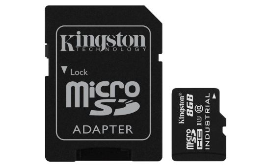 Slika SDHC Kingston micro 8GB INDUSTRIAL, Class 10, UHS-I, U3, V30, A1