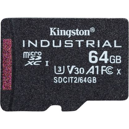 Slika SDXC Kingston micro 64GB INDUSTRIAL, Class 10, UHS-I, U3, V30, A1
