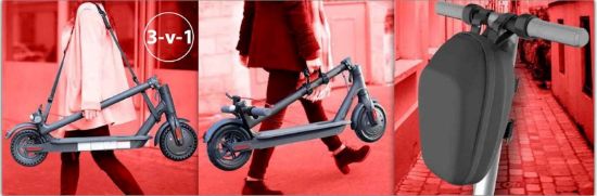 Slika Dodatek UrbanGlide komplet 3-V-1 torbica, ročaj, trak za čez ramo