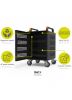 Slika Metalna USB polnilna omara PORT 20 NB+19" rack 1xU