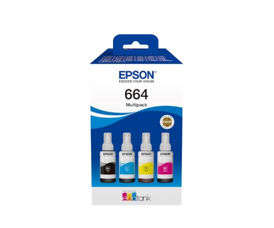 Slika KOMPLET 4x STEKLENIČK EPSON SERIJA 664