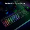 Slika Tipkovnica HP HyperX Alloy Origins 60 RGB, manjši format, mehanična, HyperX Red, linear, US