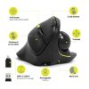 Slika Miška PORT Trackball WL+BT, USB-A / C, polnilna, ergo, 5 gumbov, 4000dpi ergonomska
