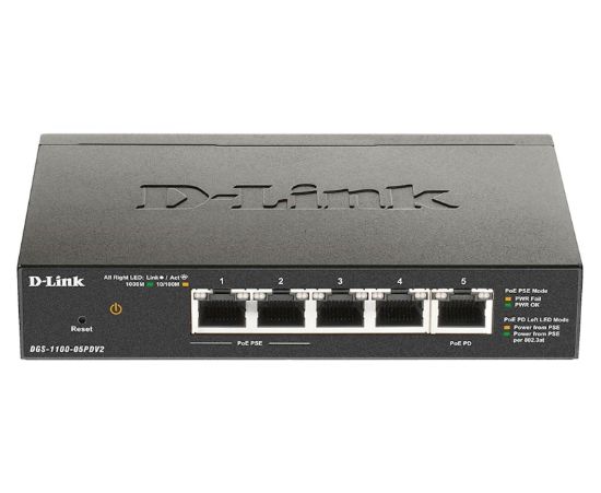 Slika Mrežno stikalo D-link DGS-1100-05PDV2