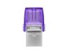 Slika USB C & USB DISK Kingston 128GB DT microDuo3G3, 3.2 Gen1, OTG, s pokrovčkom
