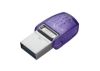 Slika USB C & USB DISK Kingston 128GB DT microDuo3G3, 3.2 Gen1, OTG, s pokrovčkom