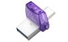Slika USB C & USB DISK Kingston 256GB DT microDuo3G3, 3.2 Gen1, OTG, s pokrovčkom