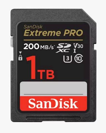 Slika SDXC SANDISK 1TB EXTREME PRO, 200/140MB/s, UHS-I, C10, U3, V30