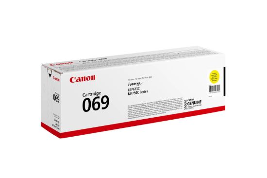 Slika TONER CANON CRG-069Y RUMEN ZA LBP673, MF752, MF754 ZA 1.900 STRANI