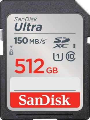 Slika SDXC SanDisk 512GB Ultra, 150MB/s, C10, U1