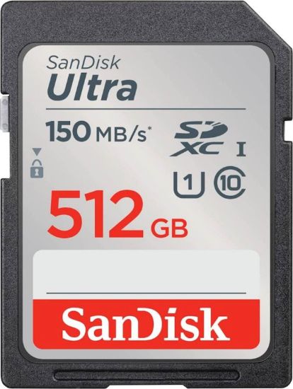 Slika SDXC SanDisk 512GB Ultra, 150MB/s, C10, U1