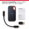 Slika SSD SanDisk prenosni Extreme V2 4TB, 1050/1000 MB/s, USB 3.2