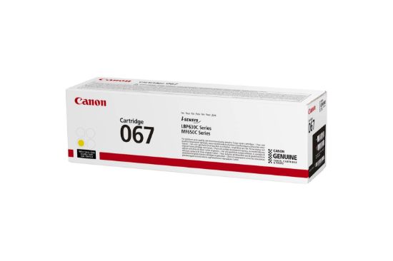 Slika TONER CANON CRG-067Y RUMENA ZA LBP63x, MF65x ZA 1.250 STRANI
