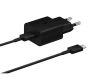 Slika SAMSUNG ADAPTER+KABEL HITRI TYPE-C to TYPE-C 15W BLACK
