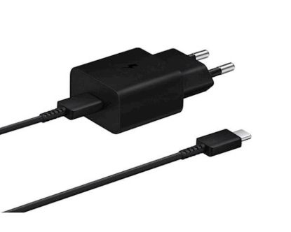 Slika SAMSUNG ADAPTER+KABEL HITRI TYPE-C to TYPE-C 15W BLACK
