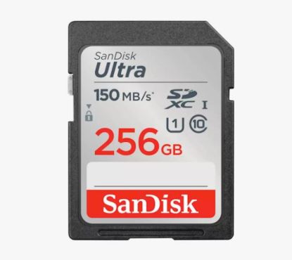 Slika SDXC SanDisk 256GB Ultra, 150MB/s, UHS-I, C10