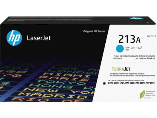 Slika TONER HP 213A CYAN ZA LJ ENTERPRISE SFP 5700, 6700, MFP 5800, 6800 ZA 3.000 STRANI