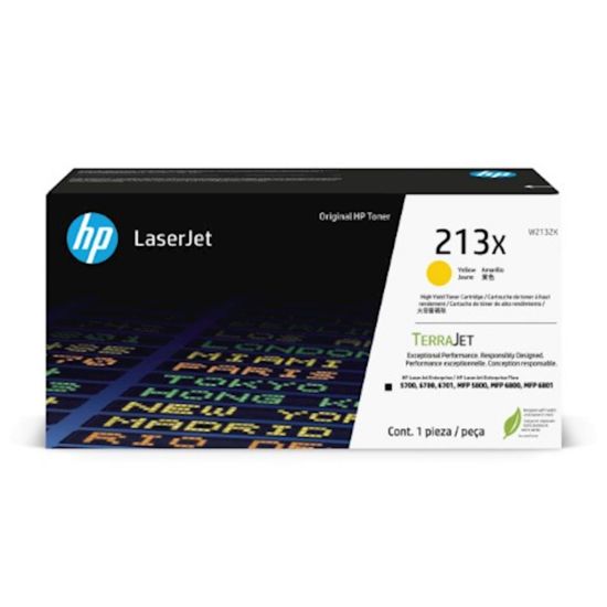 Slika TONER HP 213X RUMENA ZA LJ ENTERPRISE SFP 5700, 6700, MFP 5800, 6800 ZA 6.000 STRANI