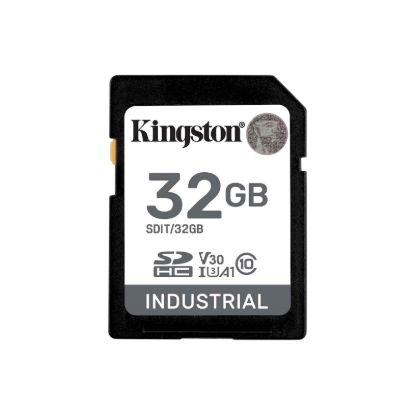 Slika SDHC Kingston 32GB Industrial, do 100MB/s, Class 10, UHS-I, U3, V30, A1