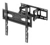 Slika Stenski TV nosilec roka 32''-70'' MANHATTAN, 40kg, dvojna roka, naklon -15° do +5°, črne barve