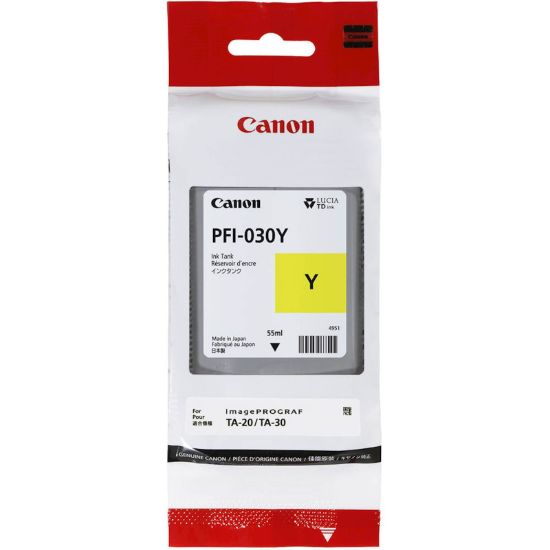 Slika ČRNILO CANON PFI-030Y RUMENA ZA TM240/TM340 55ml