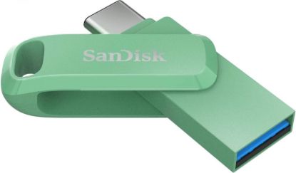 Slika USB C & USB disk SanDisk 256GB Ultra Dual GO, 3.1/3.0, b do 400 MB/s, zelena