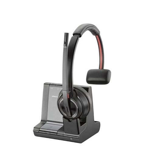 Slika Naglavne slušalke Poly Savi 8210 UC DECT USB-A 1880–1900 MHz s potrdilom Microsoft Teams