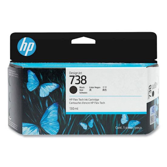 Slika ČRNILO HP ČRNO 738 ZA DesignJet T850 / T950  130ml
