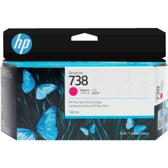 Slika ČRNILO HP MAGENTA 738 ZA DesignJet T850 / T950  130ml