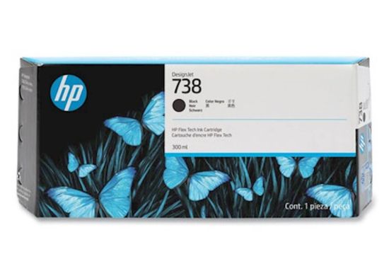 Slika ČRNILO HP ČRNO 738 ZA DesignJet T850 / T950  300ml