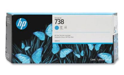 Slika ČRNILO HP CYAN 738 ZA DesignJet T850 / T950  300ml