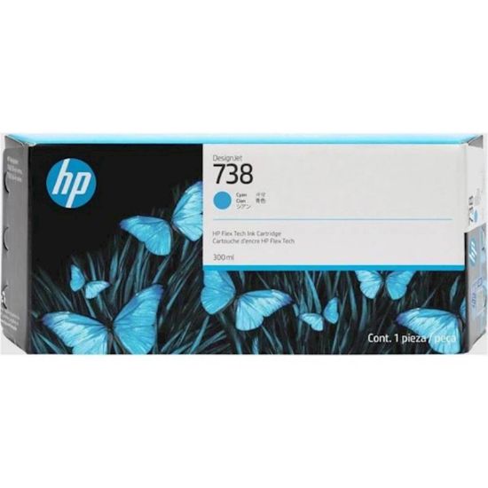 Slika ČRNILO HP CYAN 738M ZA DesignJet XT950  300ml