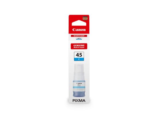 Slika ČRNILO CANON CYAN STEKLENIČKA GI45C ZA GX1040/GX2040