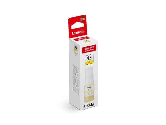 Slika ČRNILO CANON RUMENA STEKLENIČKA GI45Y ZA GX1040/GX2040