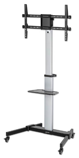 Slika Multimedijski voziček 37''-86'' MANHATTAN , 50kg, naklon +5° do -10°, sive barve