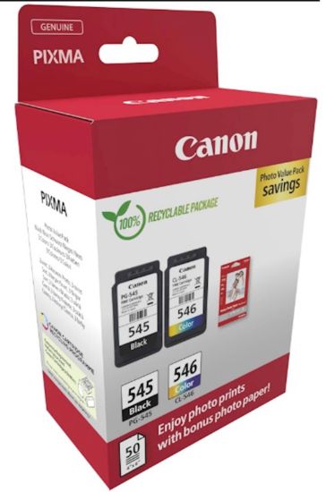Slika KOMPLET CANON PG-545 / CL-546 IN FOTO PAPIR ZA MG2450/2550