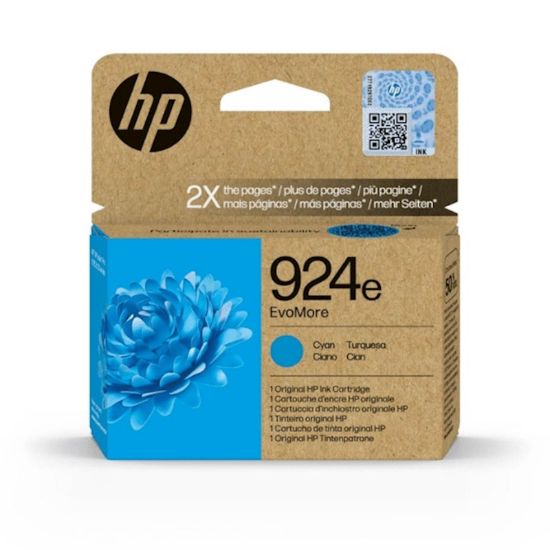 Slika ČRNILO HP CYAN 924e EvoMore za OfficeJet Pro 8120 series / 8130 series ZA 800 STRANI