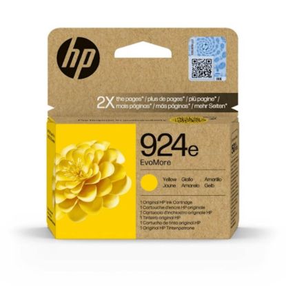 Slika ČRNILO HP RUMENO 924e EvoMore za OfficeJet Pro 8120 series / 8130 series ZA 800 STRANI