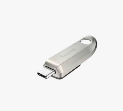 Slika USB C DISK SANDISK 256GB Ultra Luxe, 3.2 Gen1,4300 MB/s, srebrn