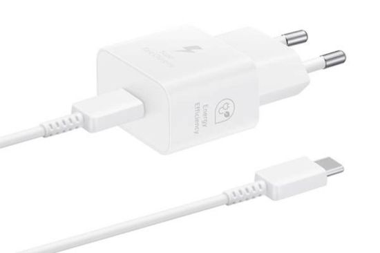 Slika SAMSUNG ADAPTER+KABEL HITRI TYPE-C TO TYPE-C 25W WHITE