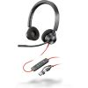 Slika Stereo slušalke Poly Blackwire 3320 USB-C s potrdilom Microsoft Teams + adapter USB-C/A
