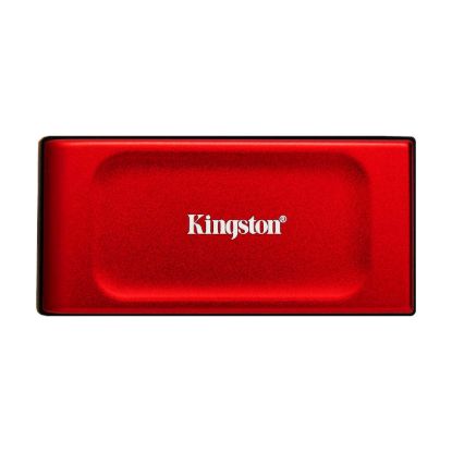 Slika SSD Kingston prenosni 2TB XS1000 rdeč, USB A 3.2, 1050/1000MB/s