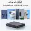 Slika Reolink NVR snemalnik NVS4 16Mp, 4 kanalni POE, 24/7 snemanje, do 6TB HDD, odaljen dostop.