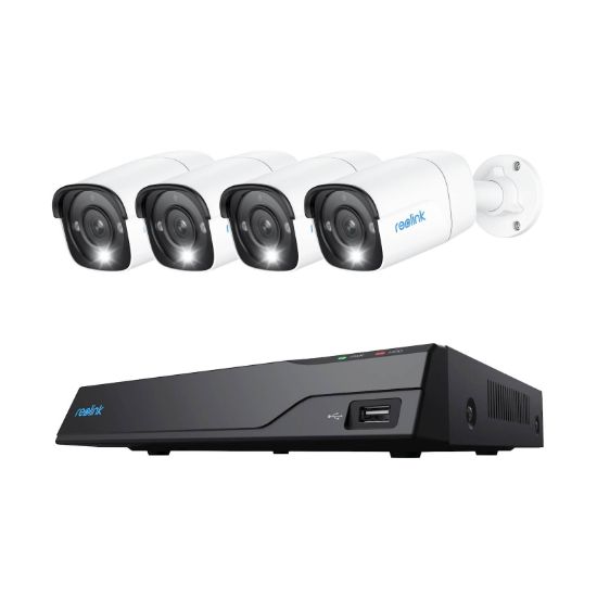 Slika Reolink NVR snemalnik NVS8-12MB4 4K, 12MP, 8 kanalni NVR, 2TB HDD, 4x kamera POE